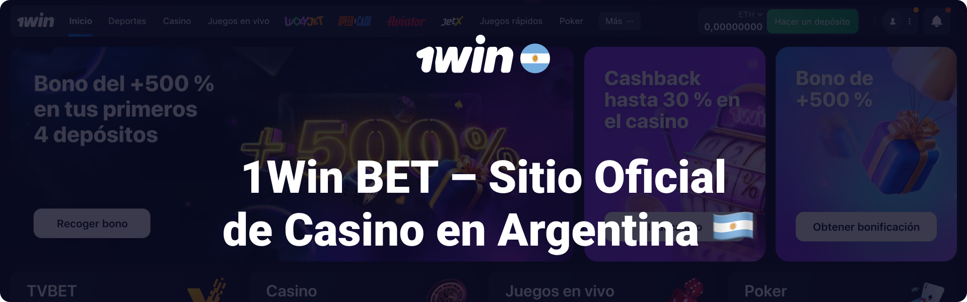 1Win BET - Sitio Oficial de Casino en Argentina 